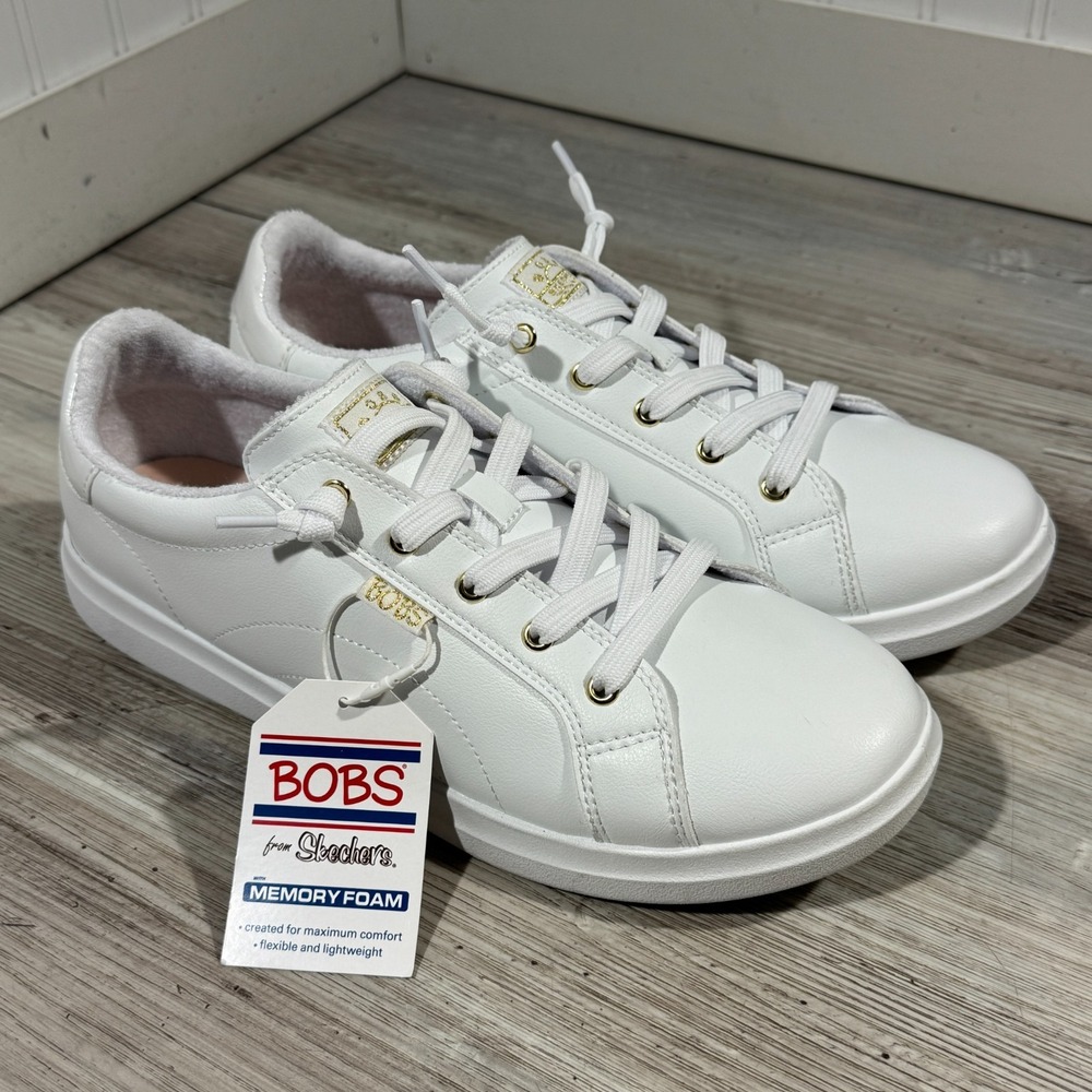 Bobs from Skechers 114456 Memory Foam Casual Slip On Sneaker Women's Sz 11